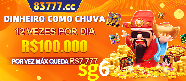 Banner do programa de recompensas Recomende para amigos do sg6, detalhando os bônus por convidar amigos, com prêmios que chegam a R$288.888.