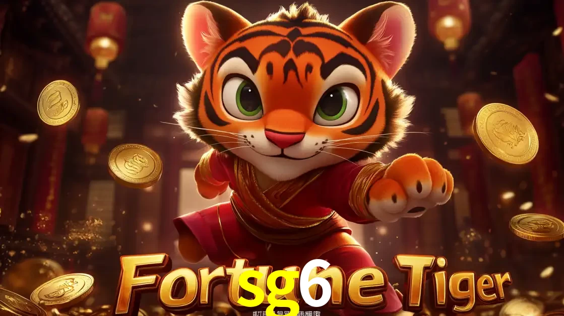 O carismático mascote do jogo de slot Fortune Tiger, um tigre fofo em pose de artes marciais, pronto para trazer sorte e multiplicadores de ganhos no cassino online sg6.